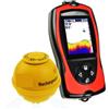 SHEHUALI Fotocamera da Pesca, Ecoscandaglio Fish Finder Sensore wireless ricaricabile con profondità dell'acqua 45M
