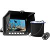 SHEHUALI Fotocamera da Pesca, Telecamera da pesca subacquea 5 pollici 1080P IP68 impermeabile 20M ghiaccio/mare/fiume for rilevamento