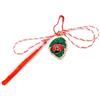 Magpie Gems Martisor Martisoare Martenitsa Baba Marta, ciondolo Martisor placcato oro coccinella su foglia - regalo tradizionale di primavera rumena, taglia unica, ottone, senza pietra preziosa, One Size, Ottone,