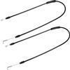 EMSea 2 Pezzi Cavo Maniglia Esterna Porta 906123257R 8200766888 Cavo Chiusura Maniglia Porta Posteriore Compatibile Con Master MK3 NV400 Movano B,715 Mm
