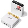 GEEKOM A7 Mini PC,con AMD Ryzen 7 7730U,32GB RAM e 500GB SSD | PC per content creator / programmatori 2026, supporto di 3 anni, 2 HDMI 2.0, 6 USB, WiFi6+BT5.4, lettore di schede SD