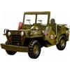 Modellino di SUV Vintage in Lamiera di Ferro Realistico per Scrivania, Ufficio