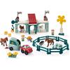 Ecoiffier - Abrick Horse Riding Centre con cavalli e personaggi , Costruzioni per bambini dai 18 mesi, Gioco educativo e creativo, 7900002978