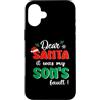 Dear Santa My Son Family Matching Christ Custodia per iPhone 16 Plus Dear Santa It Was My Son's Fault Family Matching Christmas