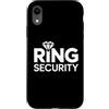 Ring Dude & Ring Security Wedding Custodia per iPhone XR Ring Dude - Portatore di fedi nuziali per ragazzi