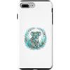 Cozy Wildlife Art Designs Custodia per iPhone 7 Plus/8 Plus Marsupiale Elegante Eucalipto Fiori Prato Art