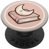One More Chapter Studio Libro con una luna addormentata per gli amanti dei libri, lettori Kindle PopSockets PopGrip Adesivo
