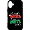 Dear Santa My Aunt Family Matching Chris Custodia per iPhone 16 Plus Dear Santa It Was My Aunt's Fault Family Matching Christmas