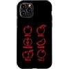 Apple Lover Gifts Merch & Apparel Custodia per iPhone 11 Pro Carino Mele Disegnate A Mano Multilingue