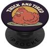 Chicken Coop Humor Divertente gallina contadino di pollo e umorismo stanco PopSockets PopGrip Adesivo