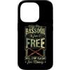 Jazz Band Bassoon Player Merch With Retr Custodia per iPhone 14 Pro Giocherà Fagotto Gratis Smetterà Di Giocare Per Sol