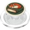 One More Chapter Studio Fox addormentato su un libro per gli amanti dei libri, lettori Kindle PopSockets PopGrip per MagSafe