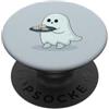 Little Boo Studio Fantasma con biscotti Kawaii per gli amanti di Halloween PopSockets PopGrip Adesivo