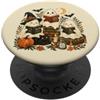 Cute Ghost Halloween Carino Halloween Ghost Lettura Libri Spettrali Lettori PopSockets PopGrip Adesivo