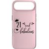 Hat 21st Birthday Mug 21 and Fabulous Sh Custodia per iPhone Air 21 and Fabulous Women 21st Birthday Twenty One Fabulous 21