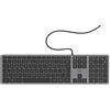 Mobility Lab ML302843 Tastiera Ultra Slim PC Design Elegante e Ultra Sottile QWERTY US International - Wired - Space Grey - 450 x 130 x 28 mm - QWERTY US International