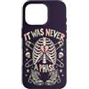 Emo Never Was a Phase Custodia per iPhone 16 Pro Emo Skeleton Heartbreak Alternative Punk Goth