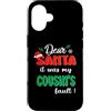 Dear Santa My Cousin Family Matching Chr Custodia per iPhone 16 Dear Santa It Was My Cousin's Fault Family Christmas