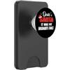 Dear Santa Funny Christmas Xmas Dear Santa It Was My Husband's Fault Funny Christmas Xmas PopSockets PopWallet per MagSafe