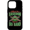 Jazz Band Bassoon Player Merch With Retr Custodia per iPhone 16 Pro Senza il fagotto non c'è banda