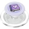 One More Chapter Studio Libro con un segnalibro a cuore per gli amanti dei libri, lettori Kindle PopSockets PopGrip per MagSafe
