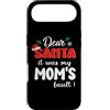Dear Santa My Mom Family Matching Christ Custodia per iPhone Air Dear Santa It Was My Mom's Fault Family Matching Christmas