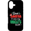 Dear Santa My Uncle Family Matching Chri Custodia per iPhone 17 Dear Santa It Was My Uncle's Fault Family Matching Christmas