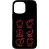 Apple Lover Gifts Merch & Apparel Custodia per iPhone 13 Pro Max Carino Mele Disegnate A Mano Multilingue