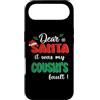 Dear Santa My Cousin Family Matching Chr Custodia per iPhone Air Dear Santa It Was My Cousin's Fault Family Christmas