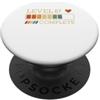 Wedding Anniversary Vintage Romantic Yea Level 07 Complete Vintage 07 Years 7th Wedding Anniversary PopSockets PopGrip Adesivo