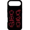 Apple Lover Gifts Merch & Apparel Custodia per iPhone Air Carino Mele Disegnate A Mano Multilingue