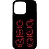 Apple Lover Gifts Merch & Apparel Custodia per iPhone 15 Pro Max Carino Mele Disegnate A Mano Multilingue