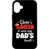 Dear Santa Family Matching Christmas Custodia per iPhone 16 Plus Dear Santa It Was My Dad's Fault Family Matching Christmas