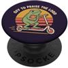 Grace And Glory Studio Divertente Christian Frog Scooter Lodare Il Signore PopSockets PopGrip Adesivo