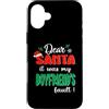 Dear Santa My Boyfriend Family Matching Custodia per iPhone 16 Plus Dear Santa It Was My Boyfriend's Fault Family Christmas