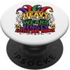 Desert Merch Humor Shop Pesante è la testa che indossa la cosa del cappello Jingly PopSockets PopGrip Adesivo