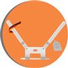 Puremounts Pm-Som-081 per Montaggio Diretto su Tv, Compatibile con Sonos Beam Soundbar, Carico Utile: 5 Kg, Bianco, Montaggio del Televisore