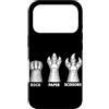 Rock Paper Scissors Funny Hand Game Men Custodia per iPhone 17 Pro Gioco a mano Rock Paper Scissors T-Rex Lover Dinosaur Humor