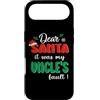 Dear Santa My Uncle Family Matching Chri Custodia per iPhone Air Dear Santa It Was My Uncle's Fault Family Matching Christmas