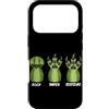 Rock Paper Scissors Funny Hand Game Men Custodia per iPhone 17 Pro Gioco a mano Rock Paper Scissors T-Rex Lover Dinosaur Humor