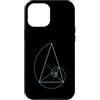 Segni e simboli Custodia per iPhone 12 Pro Max Triangolo d'oro ~ Rapporto Spirale Fibonnaci