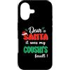 Dear Santa My Cousin Family Matching Chr Custodia per iPhone 17 Dear Santa It Was My Cousin's Fault Family Christmas