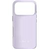 Urban Classic Trends Custodia per iPhone 17 Pro Motivo Gessato Verticale Morbido Lilla E Bianco Minimalista