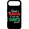 Dear Santa My Son Family Matching Christ Custodia per iPhone Air Dear Santa It Was My Son's Fault Family Matching Christmas