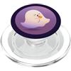 Little Boo Studio Cream Ghost Mangiare Candy Corn Kawaii per gli amanti di Halloween PopSockets PopGrip per MagSafe