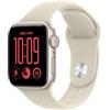 Apple Watch SE 3 GPS 40 mm Smartwatch | Cassa in alluminio galassia con Cinturino Sport sabbia - S/M