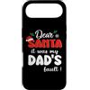 Dear Santa Family Matching Christmas Custodia per iPhone Air Dear Santa It Was My Dad's Fault Family Matching Christmas