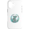 Cozy Wildlife Art Designs Custodia per iPhone 16 Marsupiale Elegante Eucalipto Fiori Prato Art