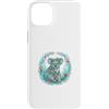 Cozy Wildlife Art Designs Custodia per iPhone 14 Plus Marsupiale Elegante Eucalipto Fiori Prato Art