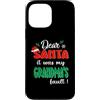 Dear Santa My Grandma Family Matching Ch Custodia per iPhone 13 Pro Max Dear Santa It Was My Grandma's Fault Family Christmas